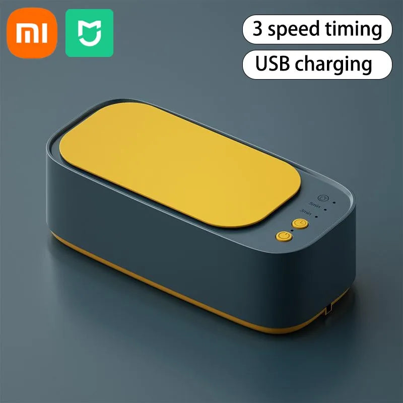 Limpiador ultrasónico de gafas Xiaomi MIJIA de 45 KHZ, limpiador ultrasónico de joyas, limpiador ultrasónico de alta frecuencia para baño.